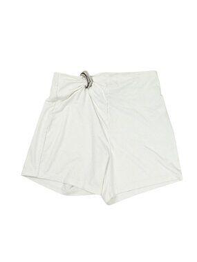 Khy x Grace Ling Pierced Mini Short in White